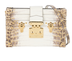 Petite Malle, Alligator, White/Grey, NFC, B/DB/S/RCT, 4*